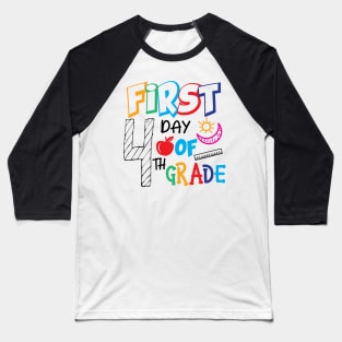 first day of 4th grade Baseball T-Shirt